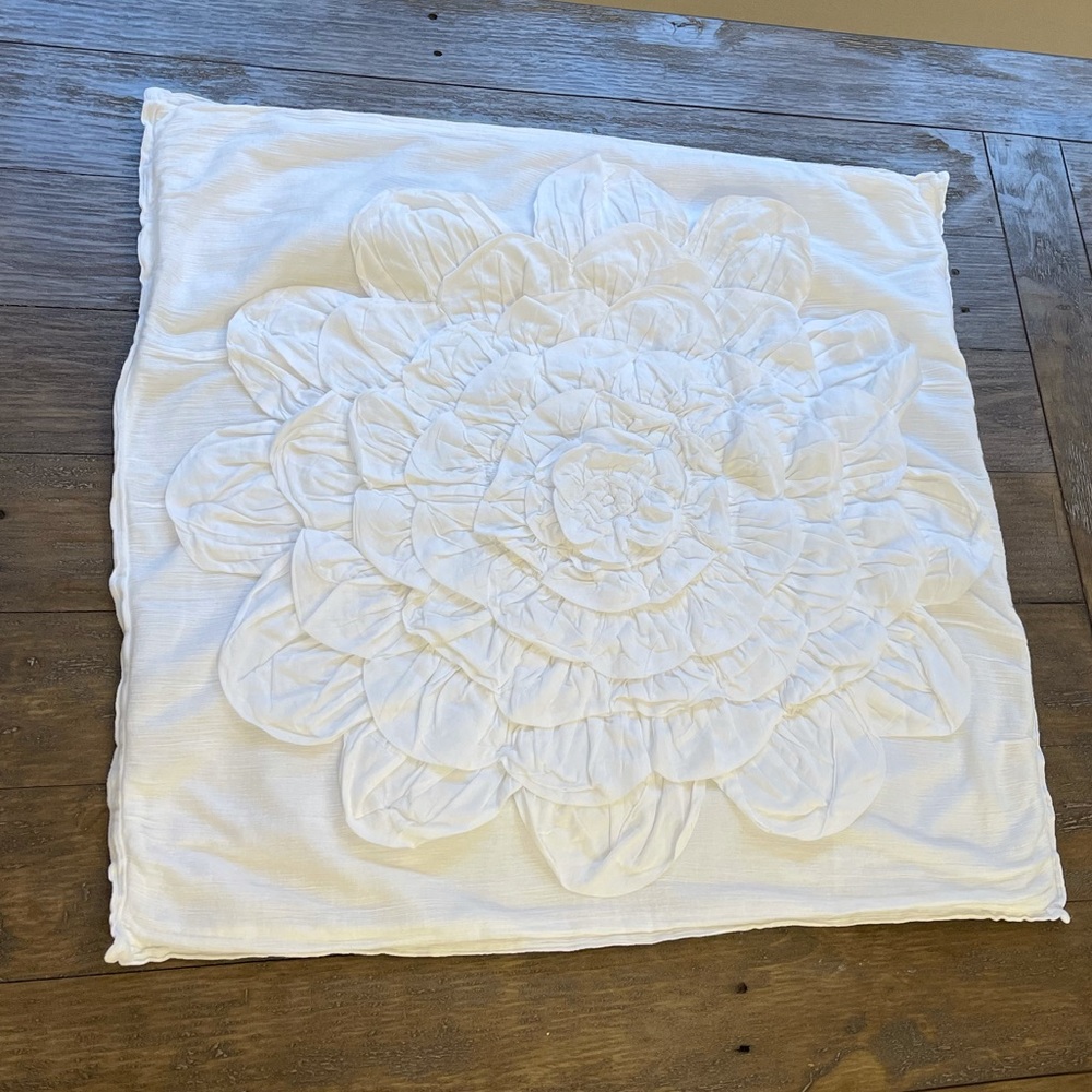 White Euro Sham